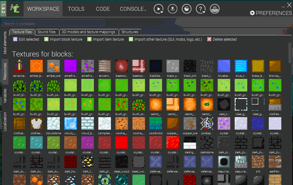 Importing custom block model